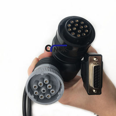 Cat 457-6114 4576114 Excavator Spare Parts Diagnostic Harness ET4 Adapter Cable Assy 9+14 Pins